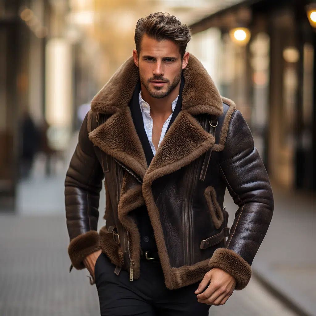 shearling jacket
