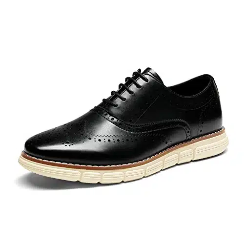 Bruno Marc Men's Dress Sneakers Casual Wingtip Derby Oxford Formal Shoes Black  US GRANDWING