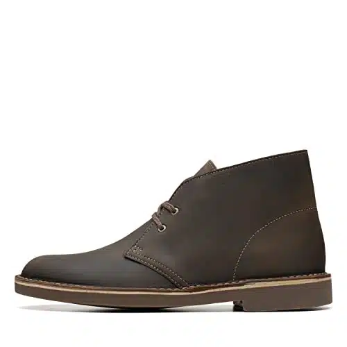 Clarks mens Bushacre chukka boots, Beeswax,