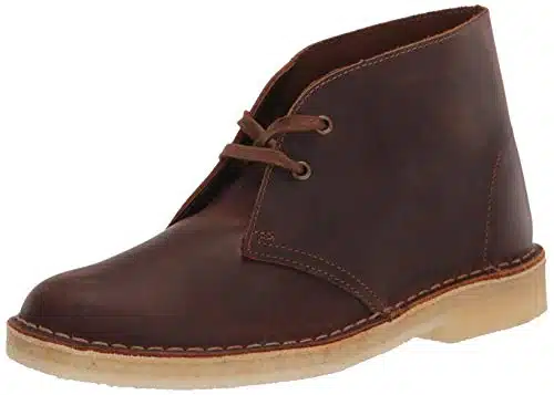 Clarks womens Desert Boot., Beeswax,