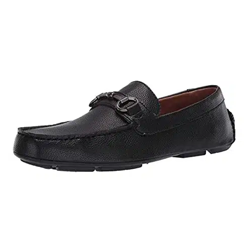 Kenneth Cole REACTION Men's Lyon Bit Driver Loafer, Black,