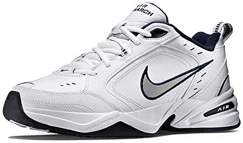 NIKE AIR MONARCH IV (E) (MENS)   HITEMIDNIGHT NAVYWHITEMETALLIC SILVER