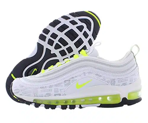 Nike Boy's Air Max (Big Kid) WhiteVoltBlackPure Platinum Big Kid M