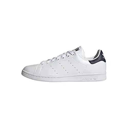 adidas Originals Men's Stan Smith (End Plastic Waste) Sneaker, WhiteWhiteCollegiate Navy,