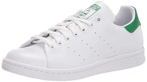 adidas Originals Men's Stan Smith (End Plastic Waste) Sneaker, WhiteWhiteGreen,