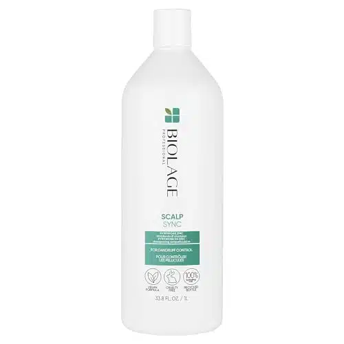 BIOLAGE Scalp Sync Anti Dandruff Shampoo  Targets Dandruff, Controls The Appearance of Flakes & Relieves Scalp Irritation  Paraben Free  Vegan