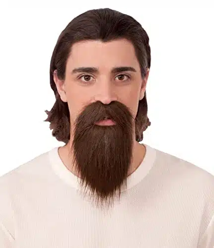 Forum Novelties Long Brown Goatee Beard, One Size