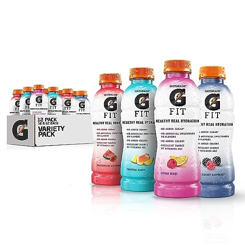 Gatorade Fit Electrolyte Beverage, Healthy Real Hydration, New Flavor Variety Pack, .oz Bottles (Pack)