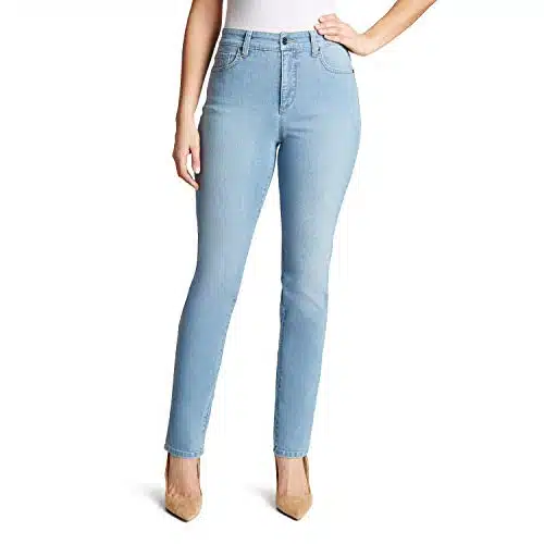 Gloria Vanderbilt womens Amanda Classic High Rise Tapered Jean, Callisto, Regular