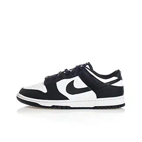 Nike Dunk Low Retro Mens Basketball Shoes, White Black White,