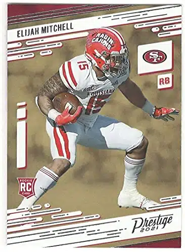 Panini Prestige #ELIJAH MITCHELL NM+ MT RC Rookie San Francisco ers Football