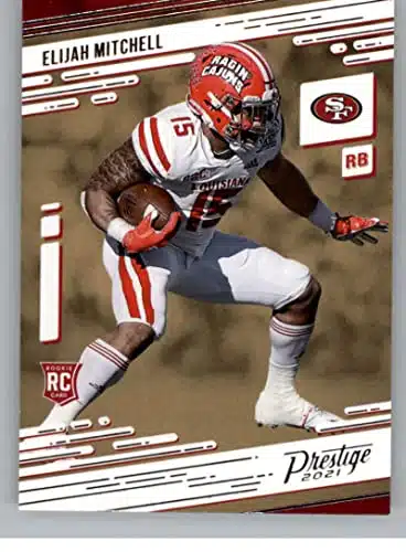 Panini Prestige #Elijah Mitchell RC Rookie San Francisco ers NFL Football Trading Card