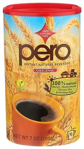 Pero Instant Natural Beverage, Ounce Canisters (Pack of )