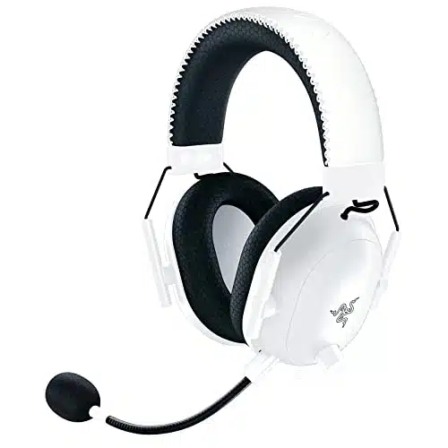 Razer BlackShark VPro Wireless Gaming Headset THX Spatial Surround Sound, Headphone with Microphone, Detachable Mic   for PC Computers, MacWindows, PS, PS, Nintendo Switch, White (Renewed)