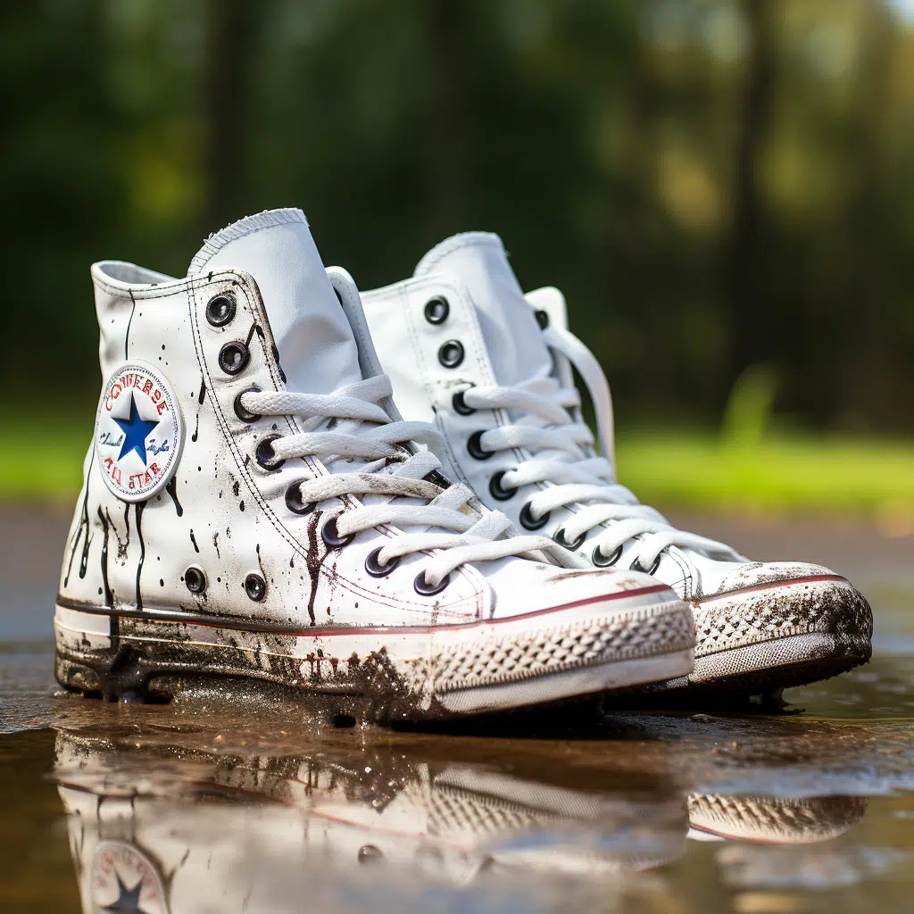 how to clean white converse