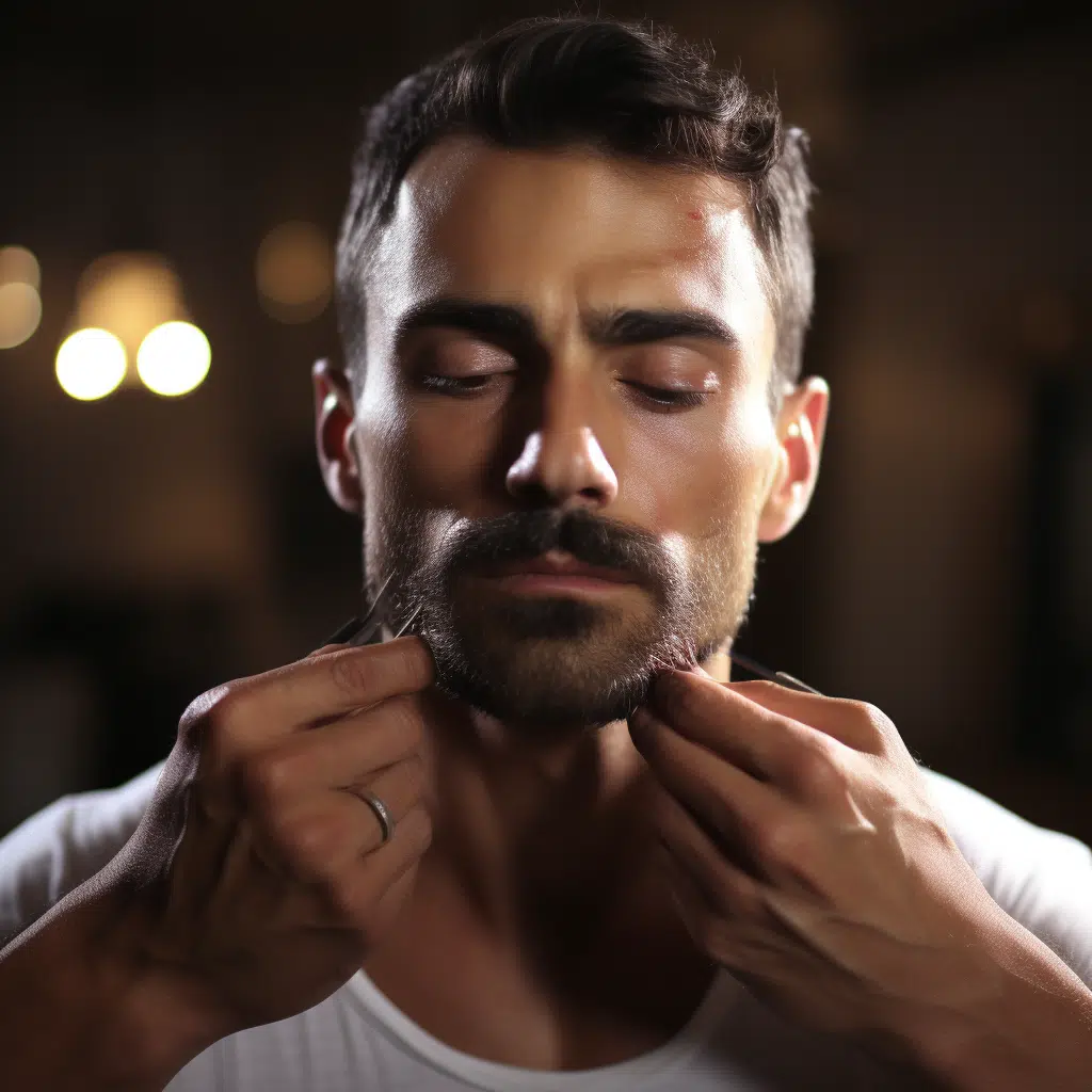 how to trim a mustache