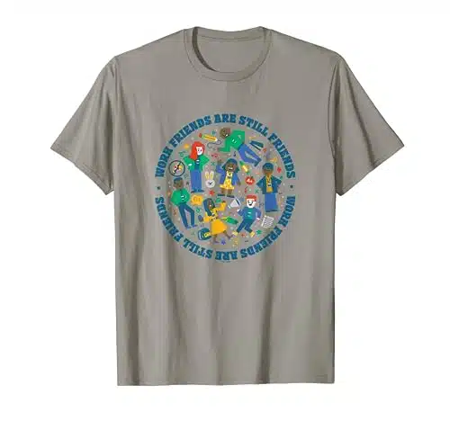 Abbott Elementary Work Friends Are Still Friends Doodle Cast T Shirt