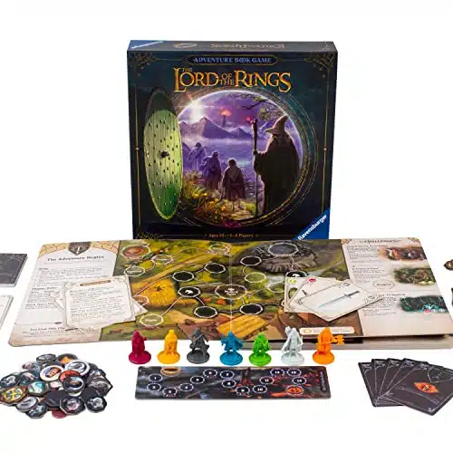 The Lord of The Rings Adventure Book Game for Ages and Up   Work Together to Play Through The Movies