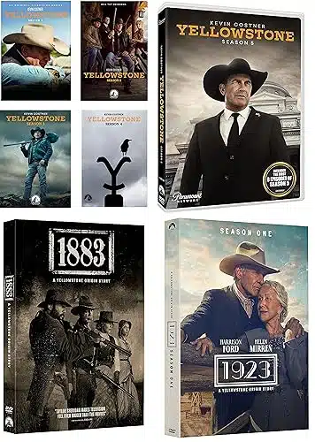 Yellowstone DVD Set Seasons and and DVD Set Complete Collection