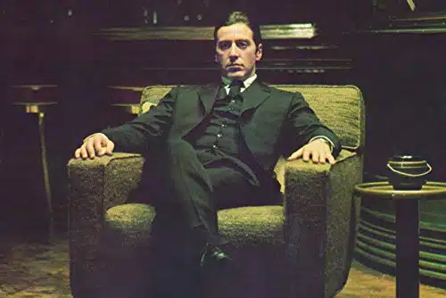 AL PACINO MICHAEL CORLEONE IN CHAIR xinch Poster