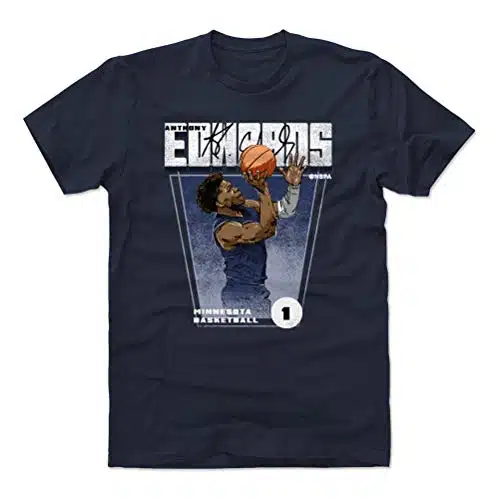 Anthony Edwards Shirt (Cotton, Large, True Navy)   Anthony Edwards Premiere WHT