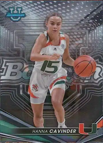 Bowman University Best #Hanna Cavinder Miami Basketball Card   Sportscard Superstore