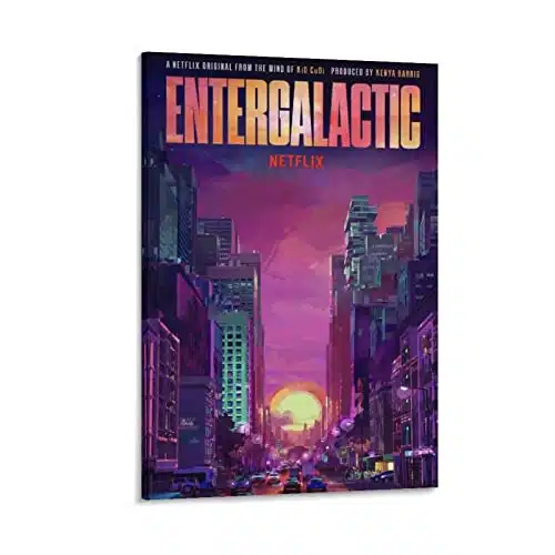 Entergalactic Movie Postersall Art Paintings Canvas Wall Decor Home Decor Living Room Decor Aesthetic xinch(xcm) Frame Style