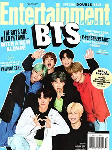 Entertainment Weekly Magazine April BTS Bangtan Boys Good Girls Daniel Dae Kim