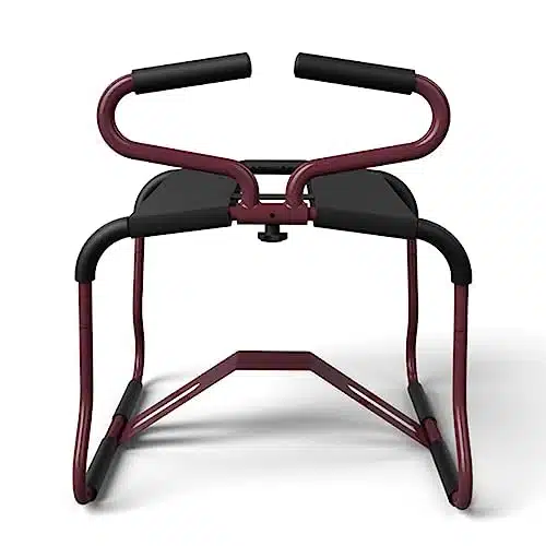 Forodo Folding Adjustable Position Assist Chair Portable Couples Mount Stool Elastic Furniture for Bedroom Bathroom Bear Weight up to pounds