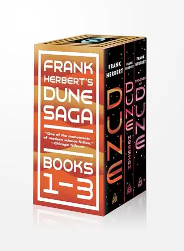 Frank Herbert's Dune Saga Book Boxed Set Dune, Dune Messiah, and Children of Dune