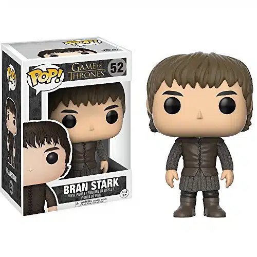 Funko Bran Stark POP! Vinyl Figure & POP! Compatible PET Plastic Graphical Protector Bundle [#  B]