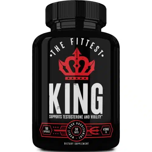 King  Supports Manhood, Alpha Virility, Testosterone and Top King Status Loaded wTesticle, Liver, Bone Marrow and Heart Strength Makes All Other Values Possible  The Fittest