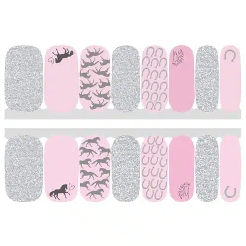 Sporty Nails Horse Girls Nail Stickers  Nail Polish Strips  Nail Stickers for Nail Art  Horse Gifts