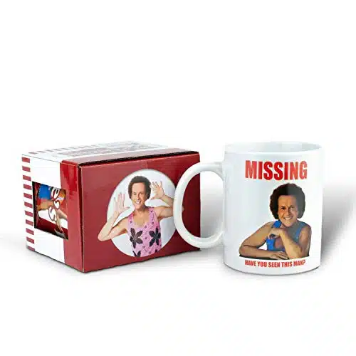 Surreal Entertainment Richard Simmons Costume  Richard Simmons Have You Seen This Man Mug  Ounces