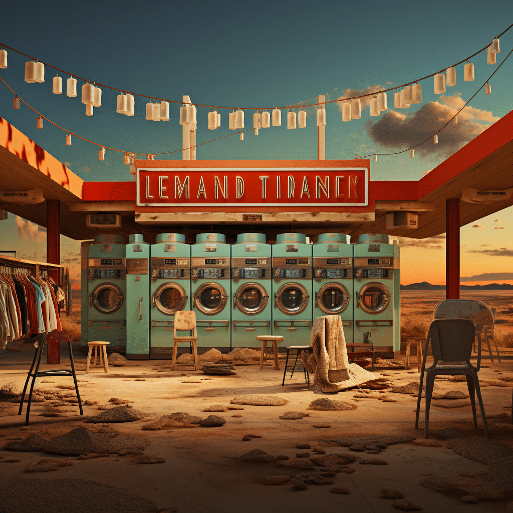 the laundromat