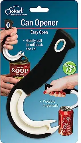 Easy Open Ring Pull Can Opener Pack. Durable Non Slip Rubber Grip Makes Opening Aluminum Container Tabs Simple. Perfect for Protecting Nails and Folks with Joint Pain or Arthr