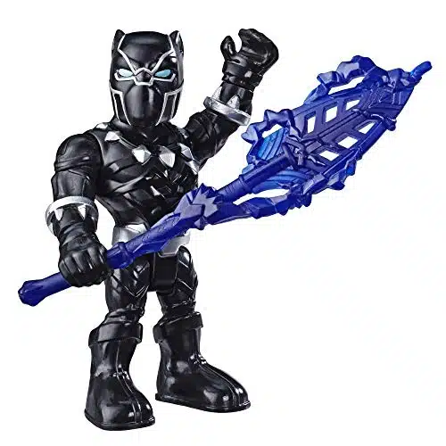 Playskool Heroes Super Hero Adventures Mega Mini Black Panther Action Figure for years old