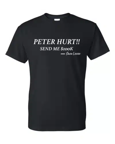 Swindler Simon Leviev   Peter Hurt   Send Money   Funny Unisex T Shirt (S) Black