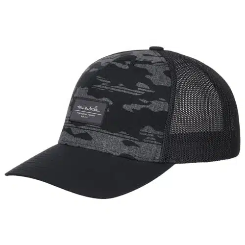 TravisMathew Ceviche Adjustable Snapback Hat BLK