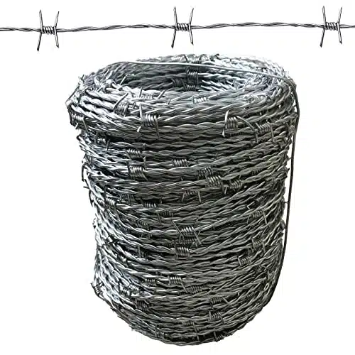 Barbed Wire FT (m), Gauge(mm) Point Barbed Wire Fence