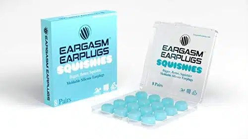 Eargasm Squishies   Moldable Silicone Earplugs for Sleep   Noise Reduction   Noise Cancelling