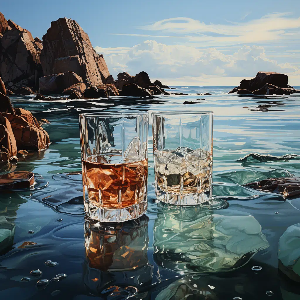 on the rocks