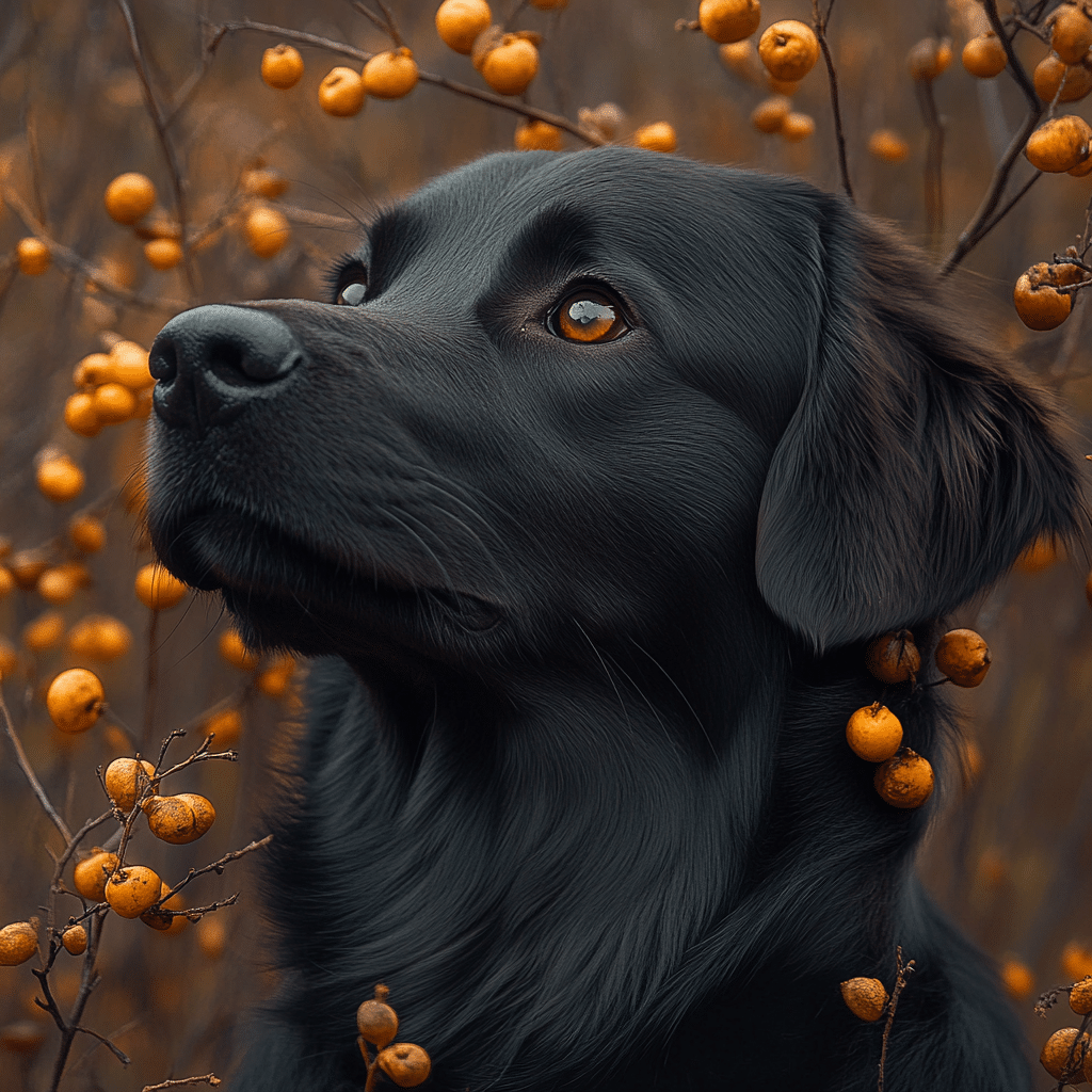 black golden retriever