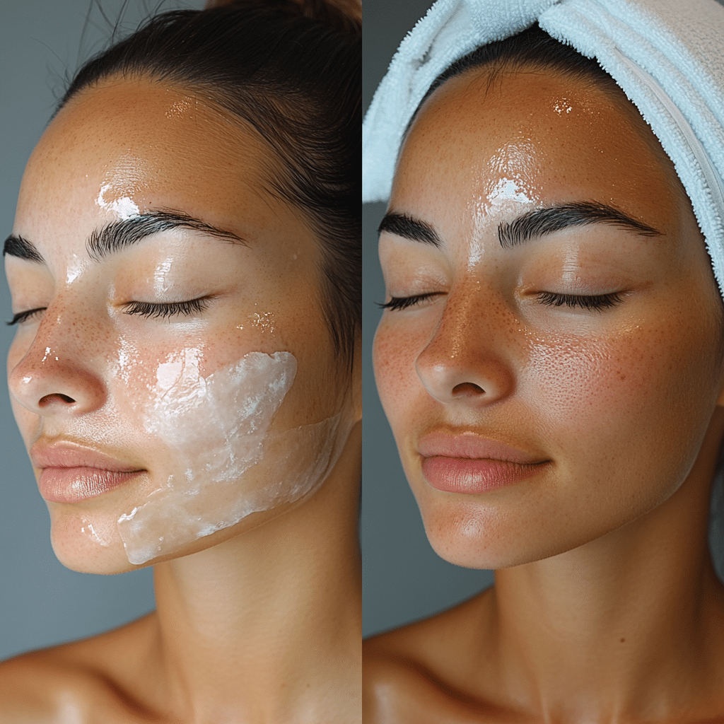 chemical peel before and after