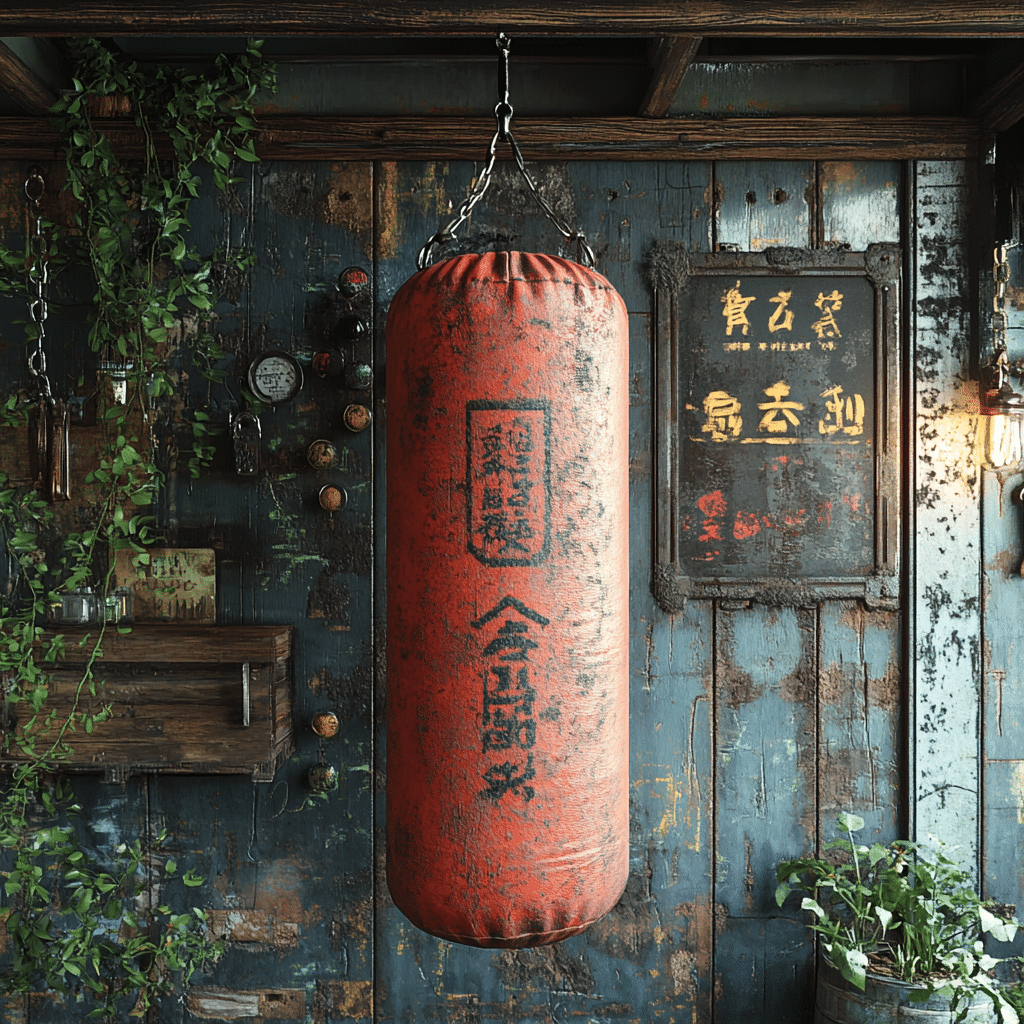 punching bag stand