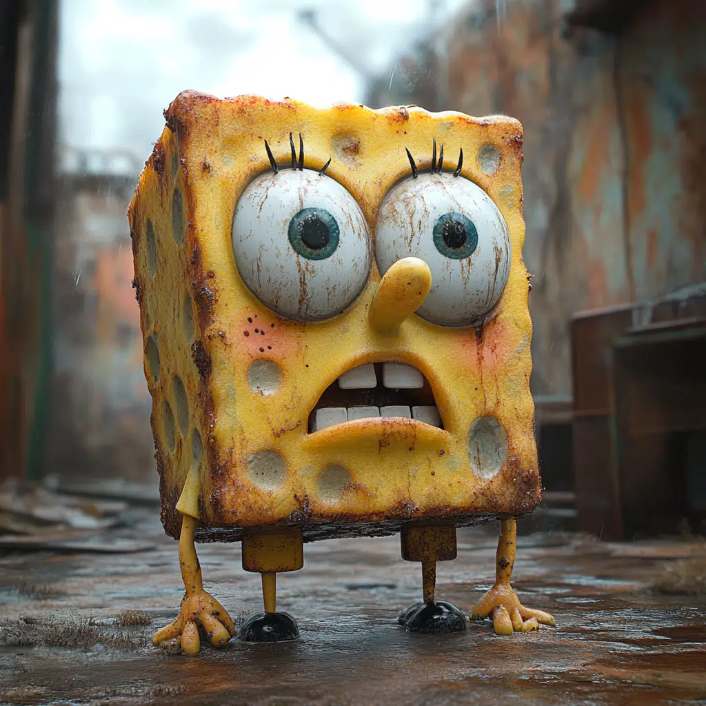 spongebob crying