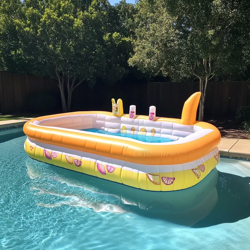 inflatable pool bar