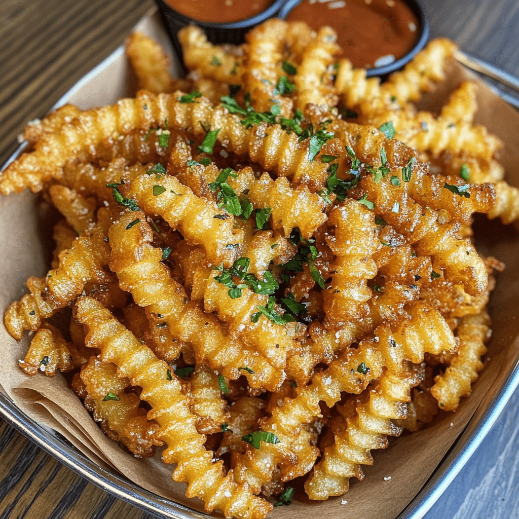 crinkle cut fries