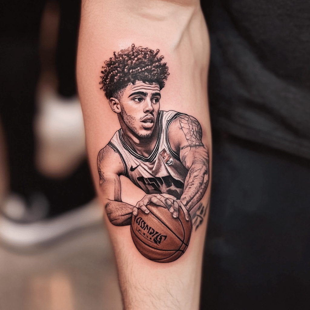 lamelo ball tattoo